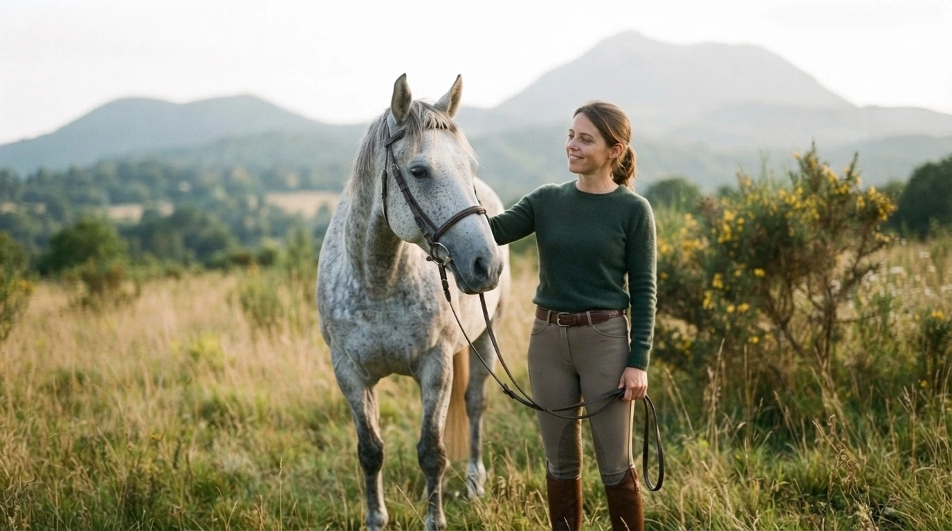 Cours d'équitation à Nohanent, Puy-de-Dôme